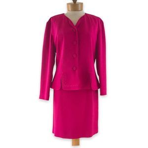 Adrianna Papell Pink Skirt Set